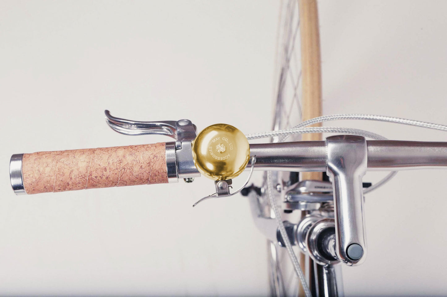 Retro Bike Bell – Dong Gold Velo Bell, Easy Mount