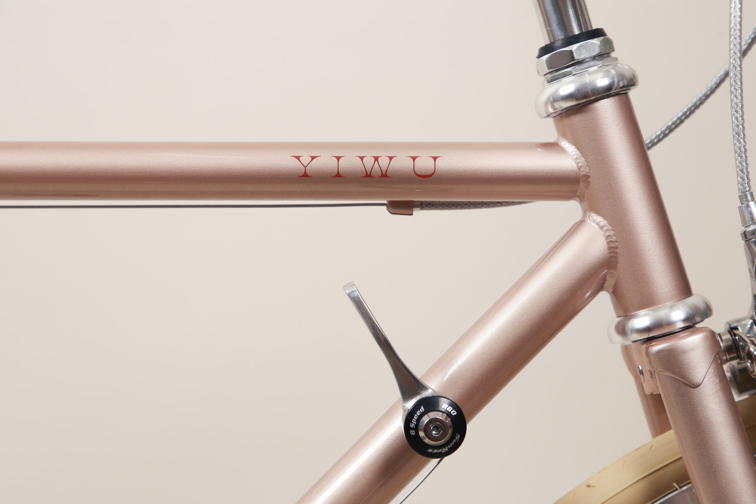 Urban City Bike – YIWU Rose Pearl Matt 8-Speed Ride
