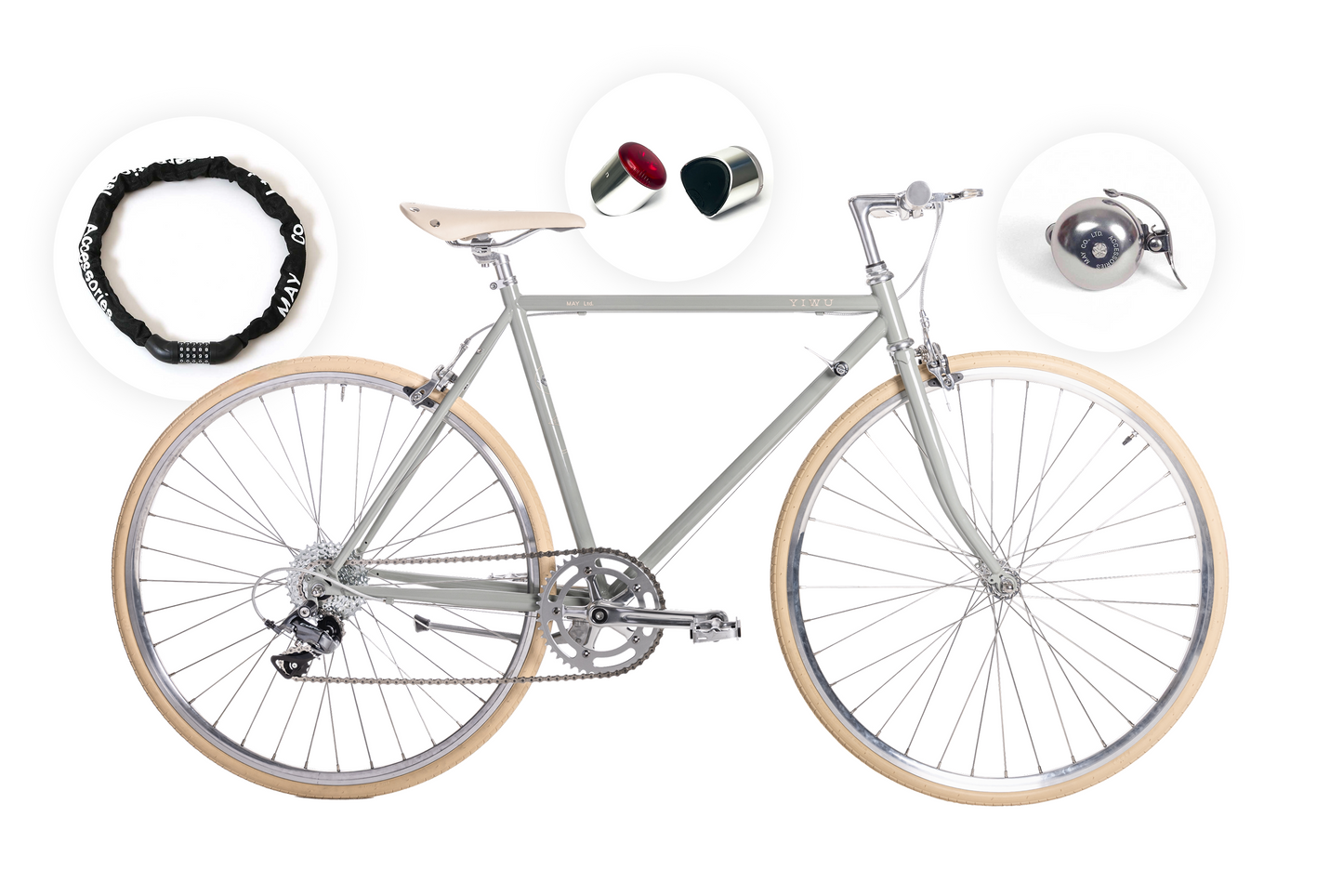 Black Friday Exclusive: 8-Speed YIWU+ Petrol Grey Bike Bundle
